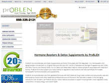 Tablet Screenshot of problen.com